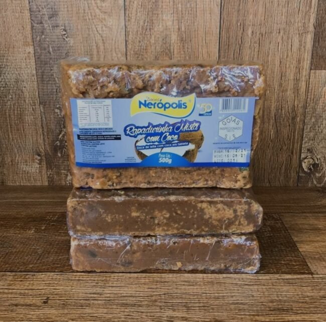 Rapadura com Coco 500g